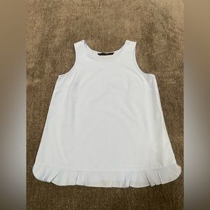Zara Basic Light/Pale Blue Top Size Small